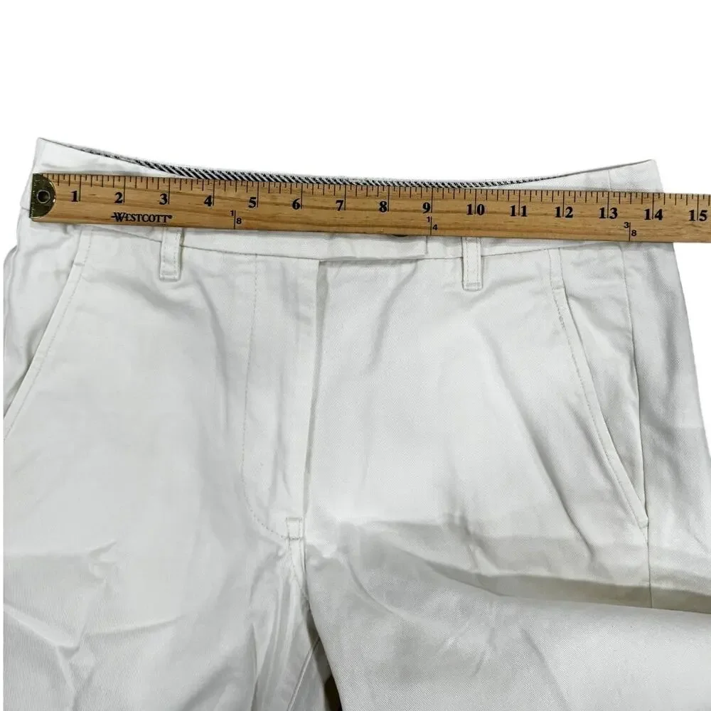 J.Crew Cuffed Preppy Relaxed Chino Pant Ivory Size 2 NWT